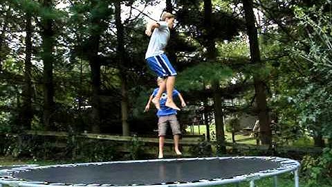 Double Backflip to Double Frontflip