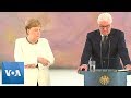 Germanys chancellor merkel seen shaking as she met president frankwalter steinmeier