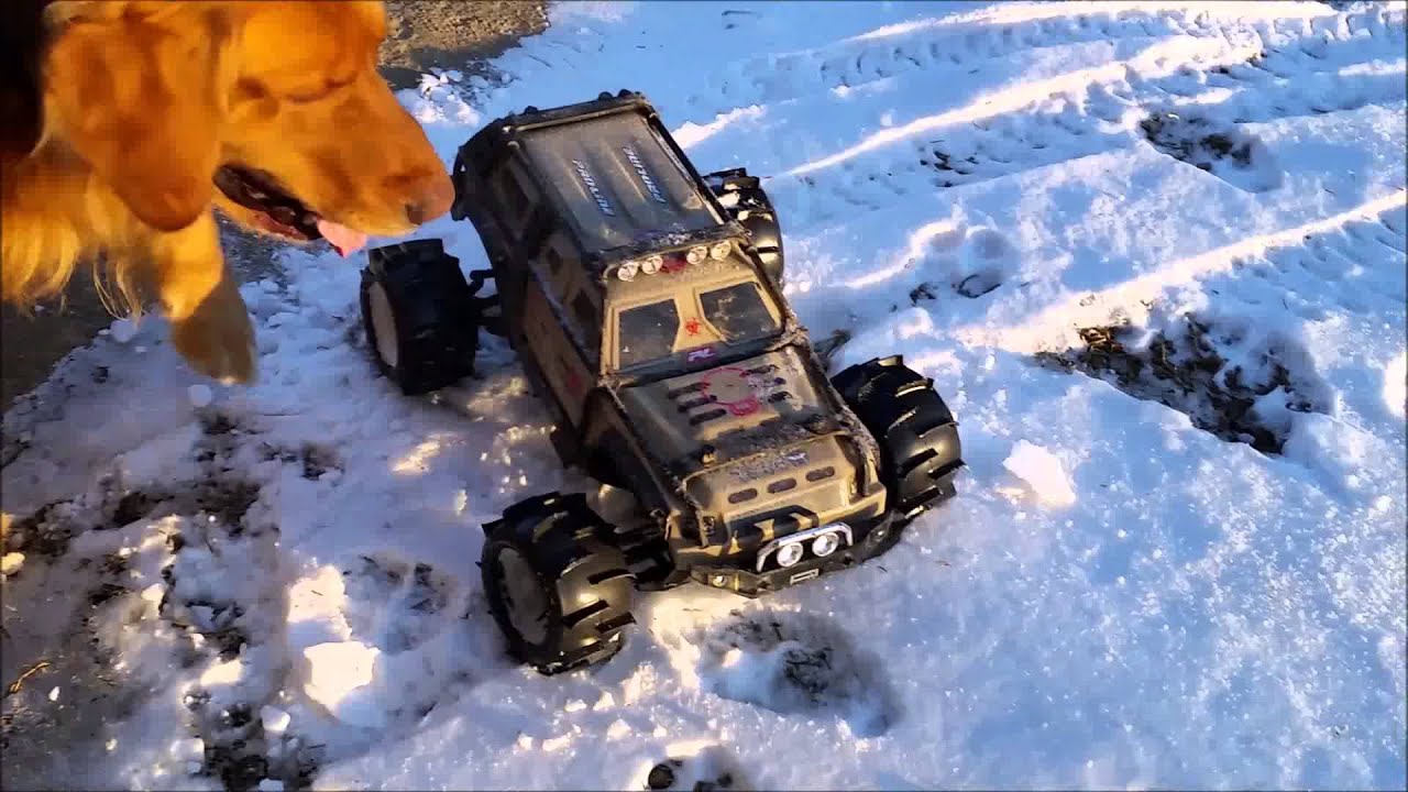 Slash 4x4 in the snow YouTube