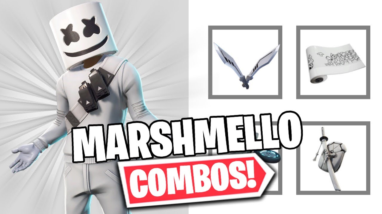 MARSHMELLO COMBOS 2021 | FORTNITE SKIN REVIEW