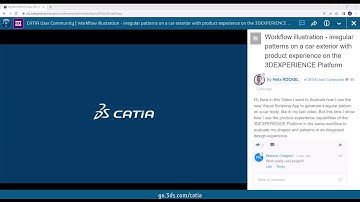 Workflow illustration - irregular patterns on a car exterior with product experience