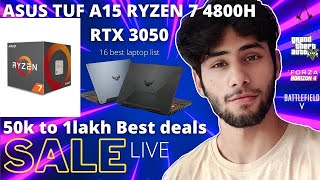 Asus Tuf A15 (2021) RYZEN 7 4800H RTX 3050--Amazon & Flipkart Sale--Chill Stream--Best deals