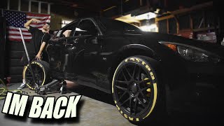 Fixing Flat Tire on my Q50