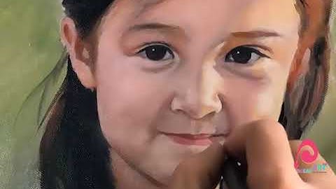 Vẽ tranh chân dung.Chất liệu Sơn dầu.