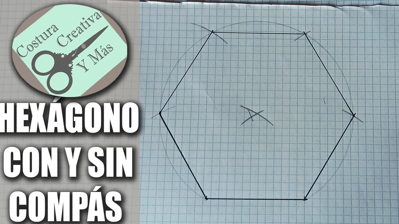 Como dibujar 1🟡 HEXÁGONO CON Y SIN COMPÁS 🟡 TUTORIAL paso a paso - thptnganamst.edu.vn