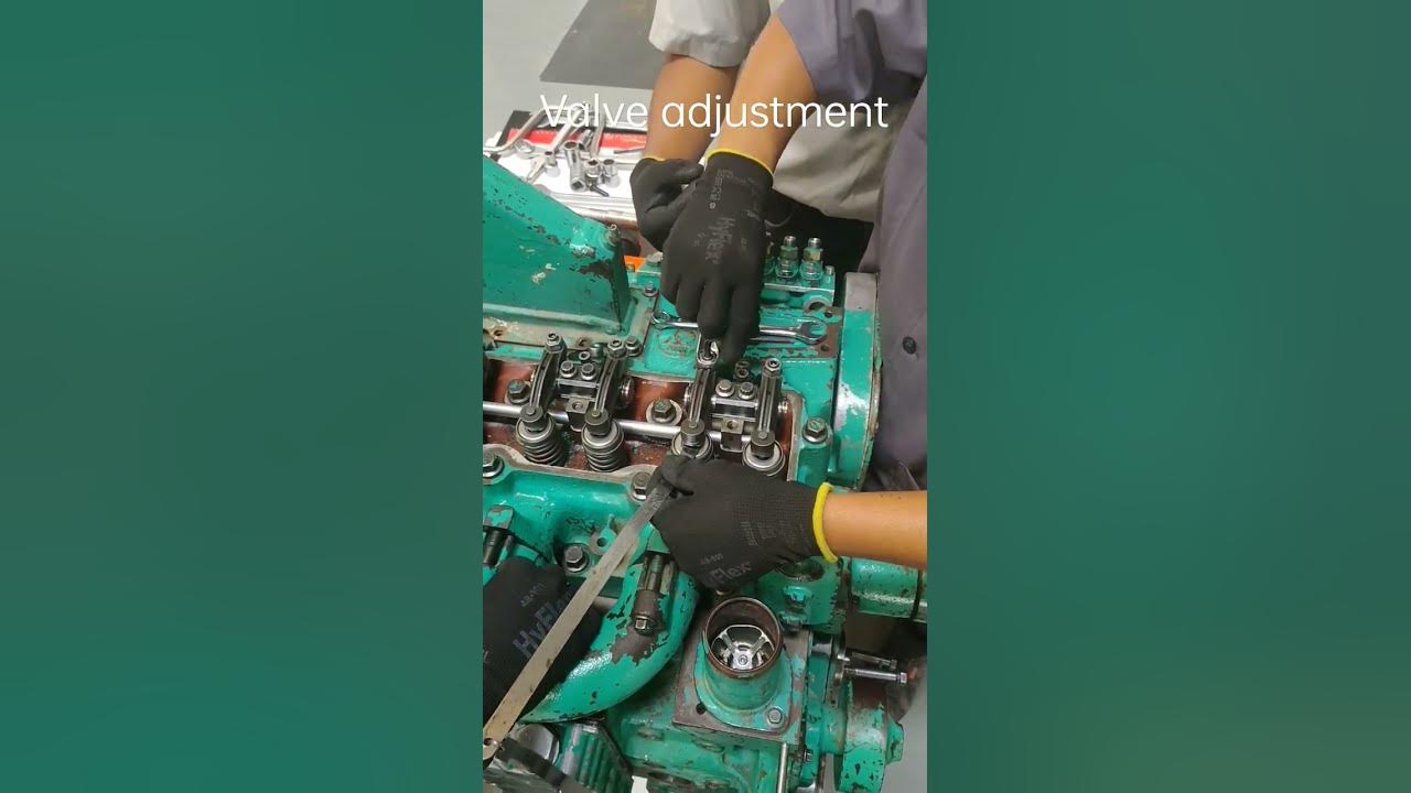 Valve adjustment 6cta engine cummins youtube