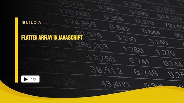 Flatten Array in Javascript