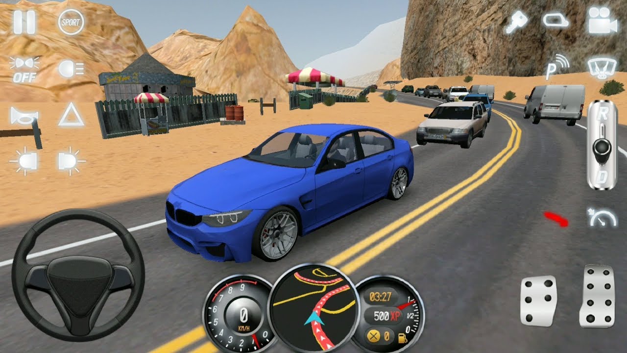 Driving School 2017 - #2 New Car Unlocked | Car Simulator Games - Android IOS GamePlay [Canyon Map]