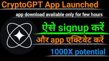 🔥urgent video - CryptoGPT Beta App Launched