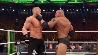 WWE 2K22 Goldberg vs. Brock Lesnar: Survivor Series 2016