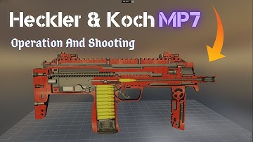 How A HK MP7 Works. Animation Of Operation Of HK MP7. Detailed Overview