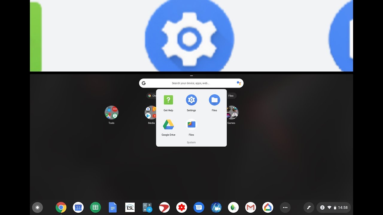 Chromebook - How To Enable Docked Magnifier (For Visual Impairment / Reduced Eye Strain)