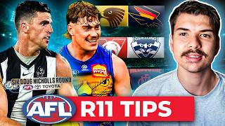 Round 11 AFL Tips + Predictions 2026