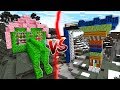 LEAF HOUSE VS WOOD HOUSE IN MINECRAFT!