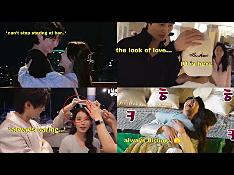 Is Byeon Wooseok Falling in Love with IU While Filming? Perfect Crown Real Moments!  