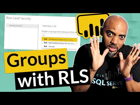 Can you use GROUPS with Power BI Row-Level Security (RLS)???