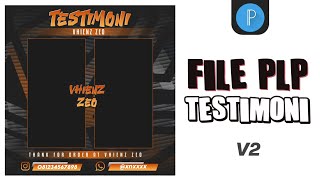 Testimoni logo JB V2 keren dan simple (File PLP) //PixelLab