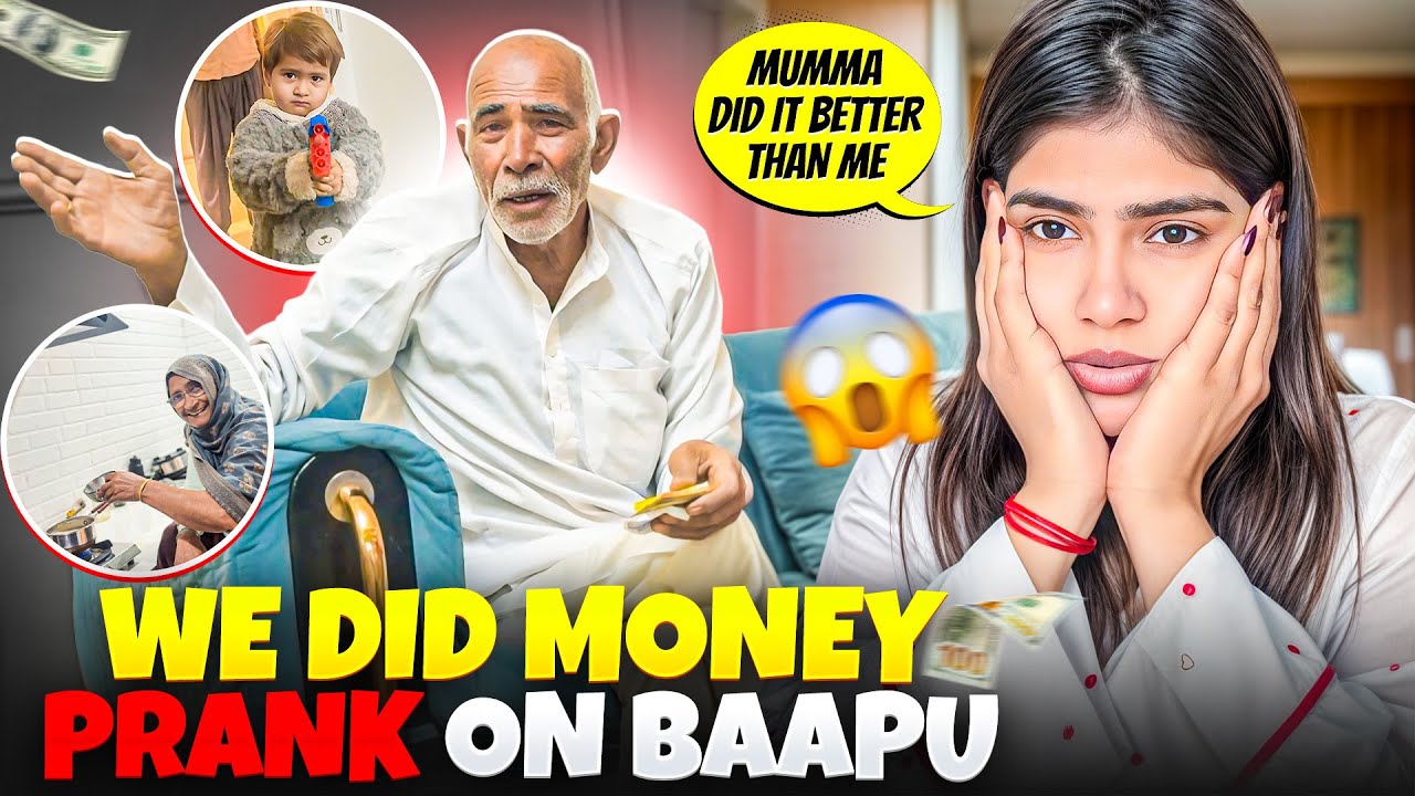 Mummy aur mene mil kar Baapu Pe Prank Kar Diya 🤦🏻‍♀️😂😡 || Hellops8 
