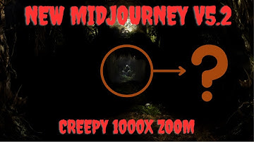 Animating #midjourney v5.2 images using zoom-out feature, turned it into a massive creepy zoom-in!