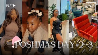 POSHMAS DAY 2-3 |  SUNDAY RESET +48 HRS IN MIAMI + NEW HAIR COLOR + DECOR SHOPPING + FAMILY TIME!!