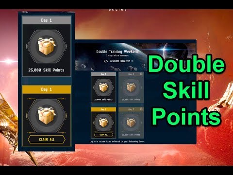 Double Skill Points, Login Now to Collect! - Giveaways - EVE Online Live