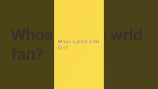 Juice Wrld Fan Anybody