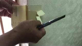 壁紙の角を補修する方法 Youtube