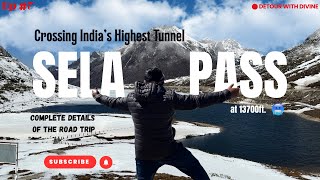 Crossing India’s Highest Tunnel in Heavy Snow! |Road Trip at 13700ft.| Dirang to Tawang (Ep-7)