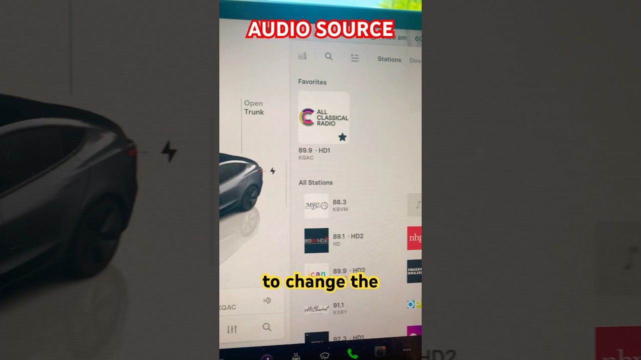 Tesla Audio Source 