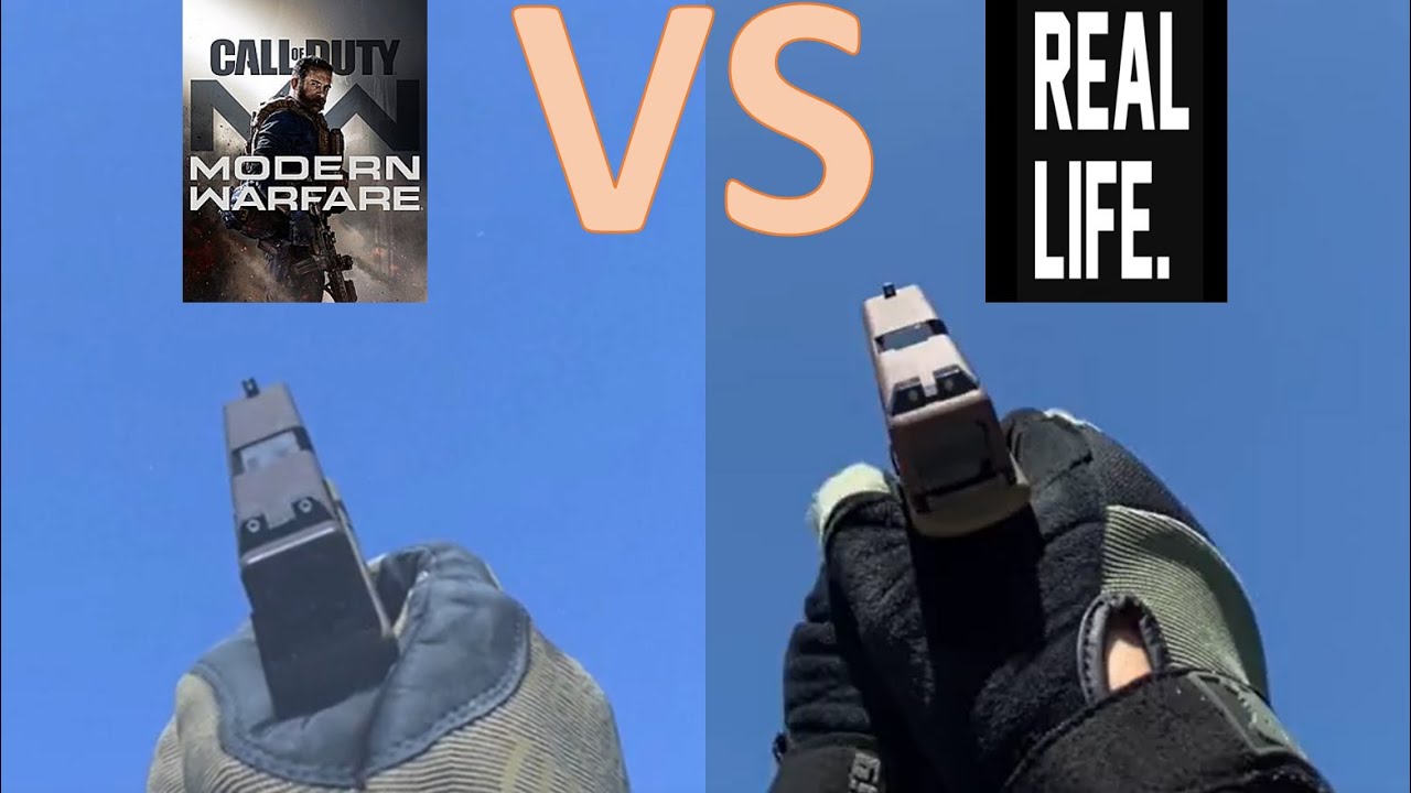 X16 vs Glock 21 - Modern Warfare vs Real Life (Python)