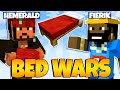 La mia PRIMA VOLTA nelle BEDWARS con @hemerald