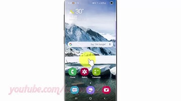 Samsung Galaxy S10 : How to add or remove weather on lock screen and AOD