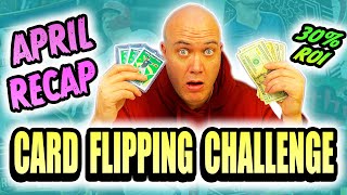 Sports Card Flipping Challenge Recap April + Card Show Pickups | How Much Money I Made