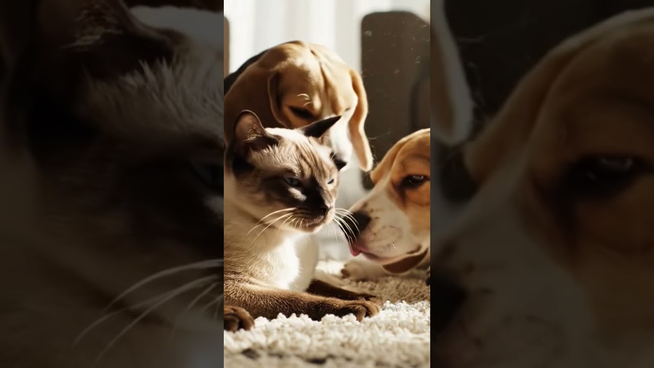 New pet's  frendship . 