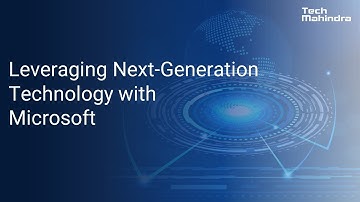 Tech Mahindra Microsoft Overview Video