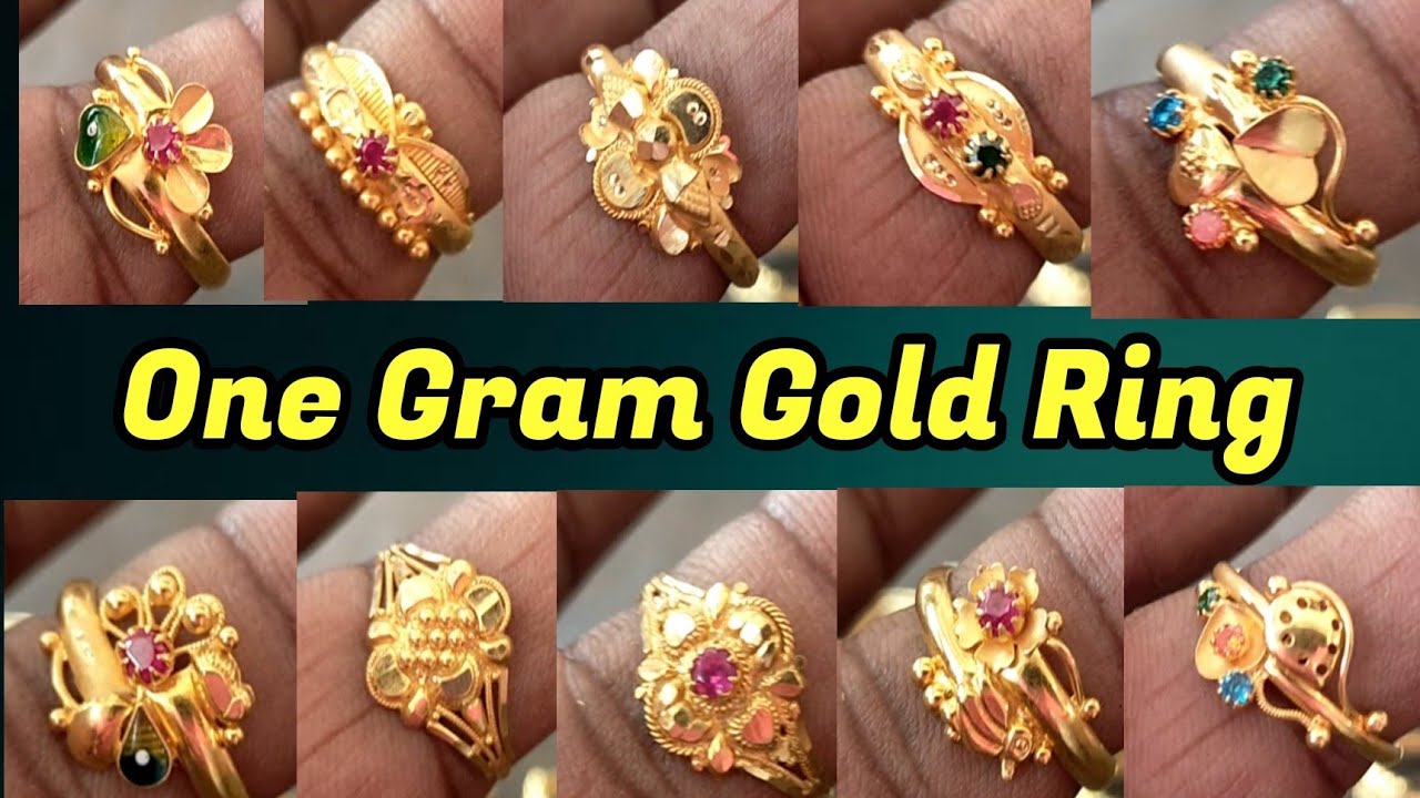 Buy Latest Impon One Gram Gold Stone Ring Collections For Women