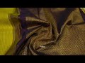 Bright yellow Kanjivaram silk saree SS8939