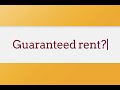 Northwood Guaranteed Rent explained