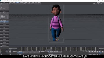 Save Motion - Easy Animation with IK Booster | Lightwave 3d Tutorial
