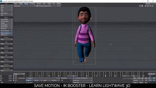 Save Motion - Easy Animation with IK Booster | Lightwave 3d Tutorial