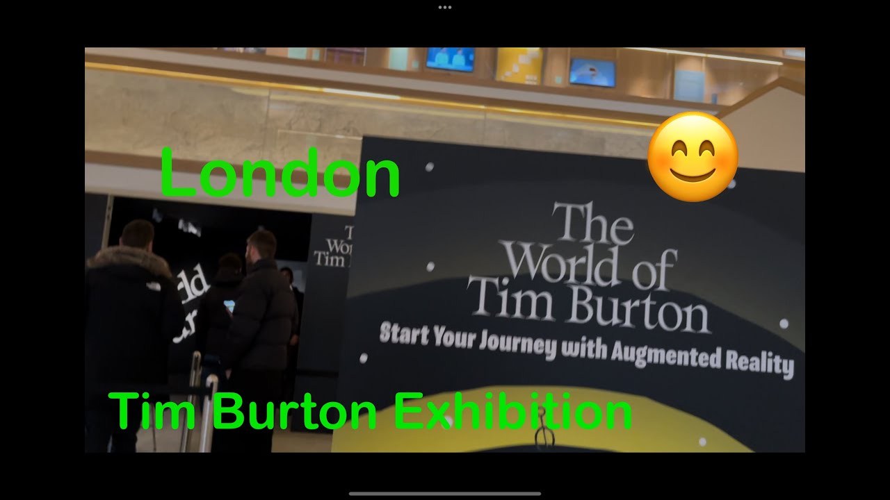 WE VISIT THE TIM BURTON EXHIBITION IN LONDON Ep 49 #batman #keaton # ...