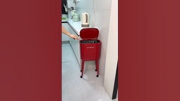 No More Bending Down! This Long-Leg Trash Can is a Game Changer 🔝🗑️.#shorts #trending #viral