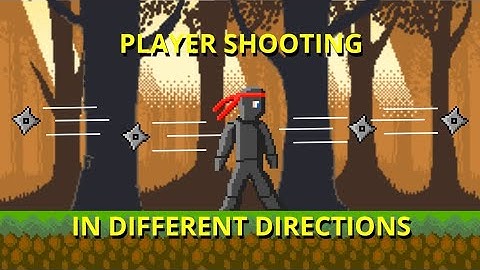 How to make the player shoot in different directions[max2d]