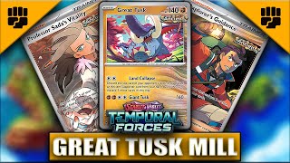 Great Tusk is the *NEW BEST* mill deck in the Pokemon TCG!