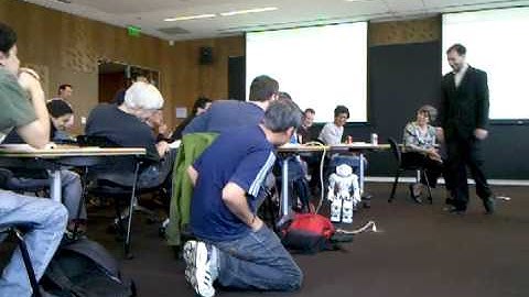 Nao Robot Follows Red Objects
