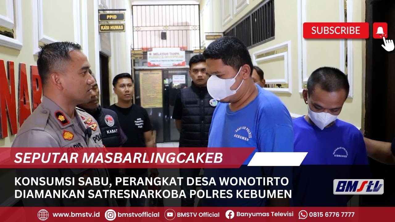 KONSUMSI SABU, PERANGKAT DESA WONOTIRTO DIAMANKAN SATRESNARKOBA POLRES KEBUMEN