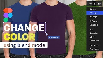How to change ANYTHING with blend modes in FIGMA – TUTORIAL