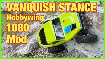 Vanquish Stance RTR Modded with Hobbywing 1080 esc