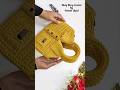 شنطة يد كروشيه موديل جديد ومميز Bag Shirt Crochet Handle Bag Shorts 