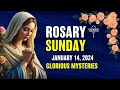 Sunday Rosary ᐧ Glorious Mysteries of the Rosary 🤍 January 14, 2024 VIRTUAL ROSARY